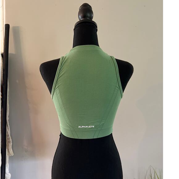 ALPHALETE Green Tank Top Medium - Picture 3 of 4
